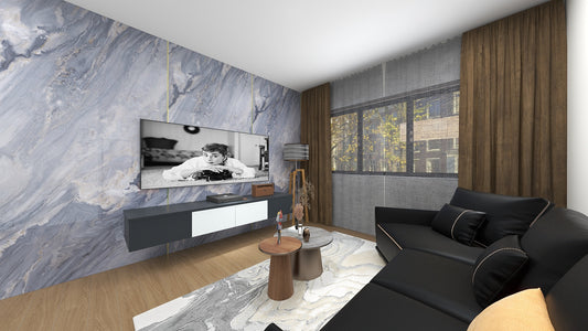 TW5070 Azure | Waterproof TV Console Set