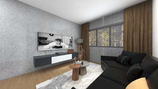 TW8110 Mount Grey | Waterproof TV Console Set