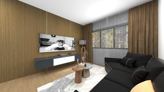 TW1020 Cherry | Waterproof TV Console Set