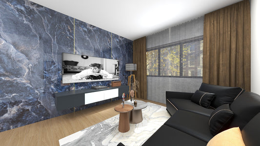 TW5080 Cerulean | Waterproof TV Console Set