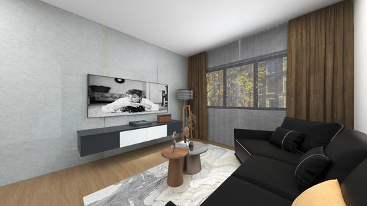 TW8120 White Peaks | Waterproof TV Console Set