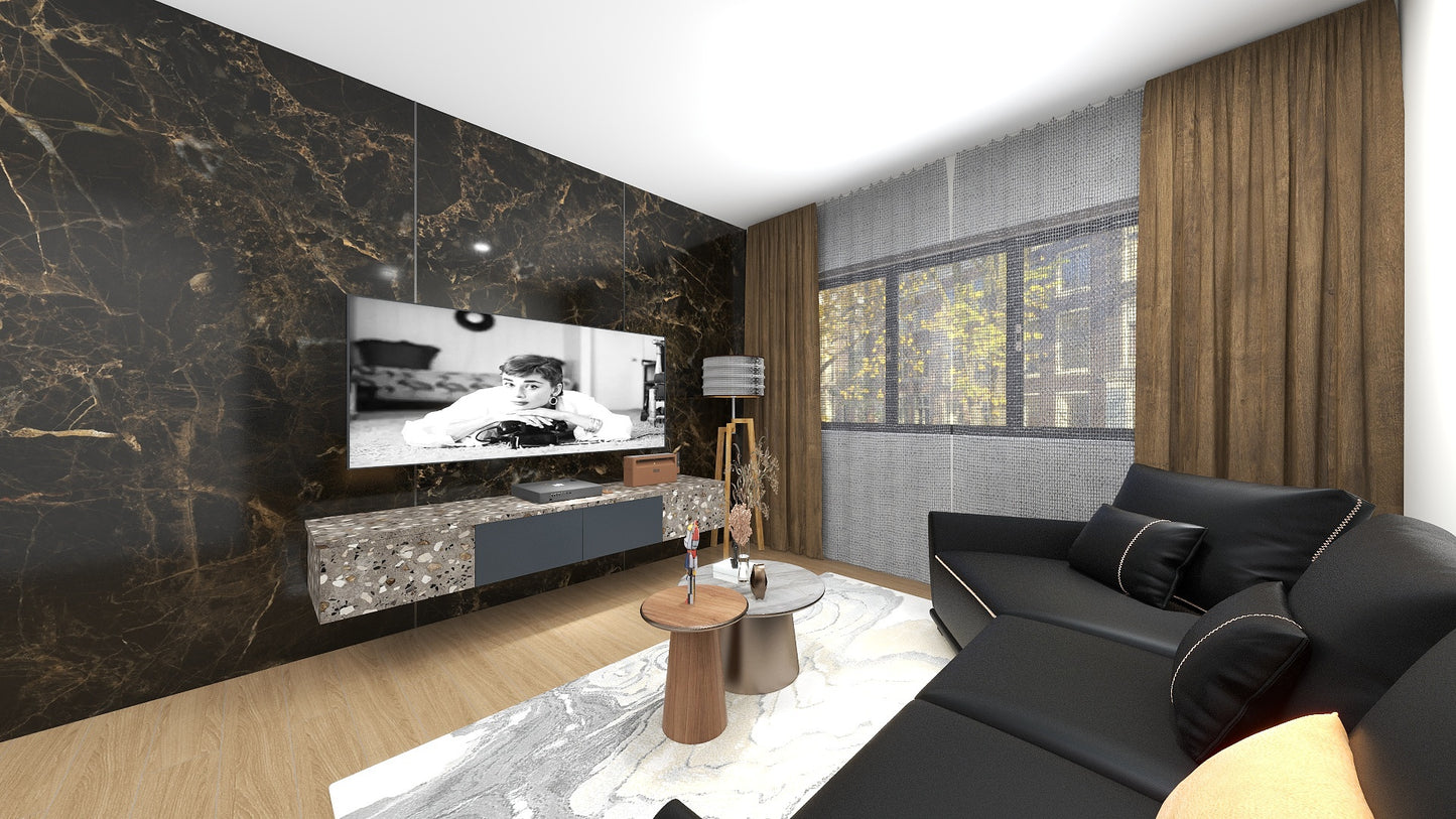 TW5040 Emperador | Waterproof TV Console Set