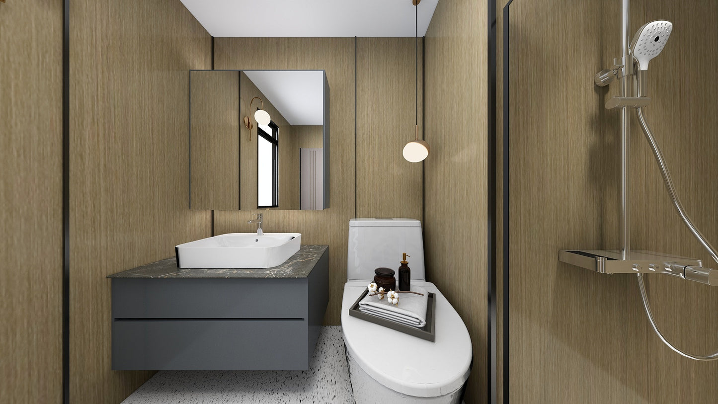 TW1020 Cherry | Waterproof Vanity Set