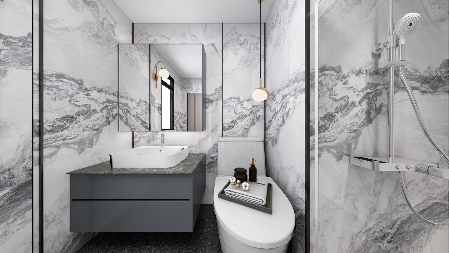 TW5060 Glacier | Waterproof Vanity Set