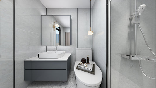 TW8120 White Peaks | Waterproof Vanity Set