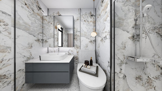 TW5010 Snowy Mountain | Waterproof Vanity Set