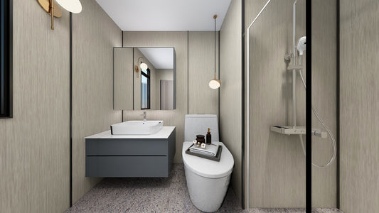 TW1030 Winter Ash | Waterproof Vanity Set