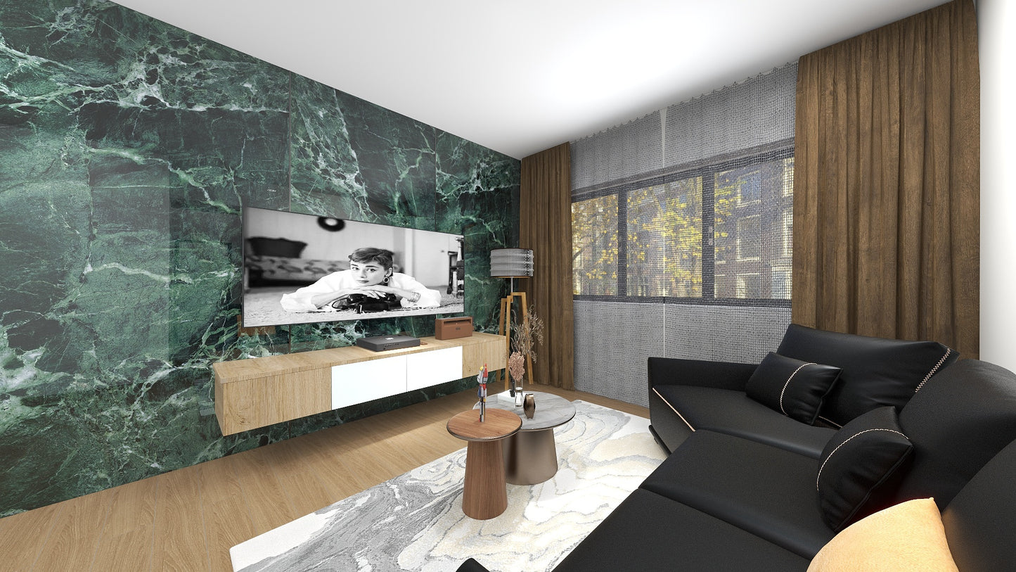 TW5030 Verde Alpi | Waterproof TV Console Set