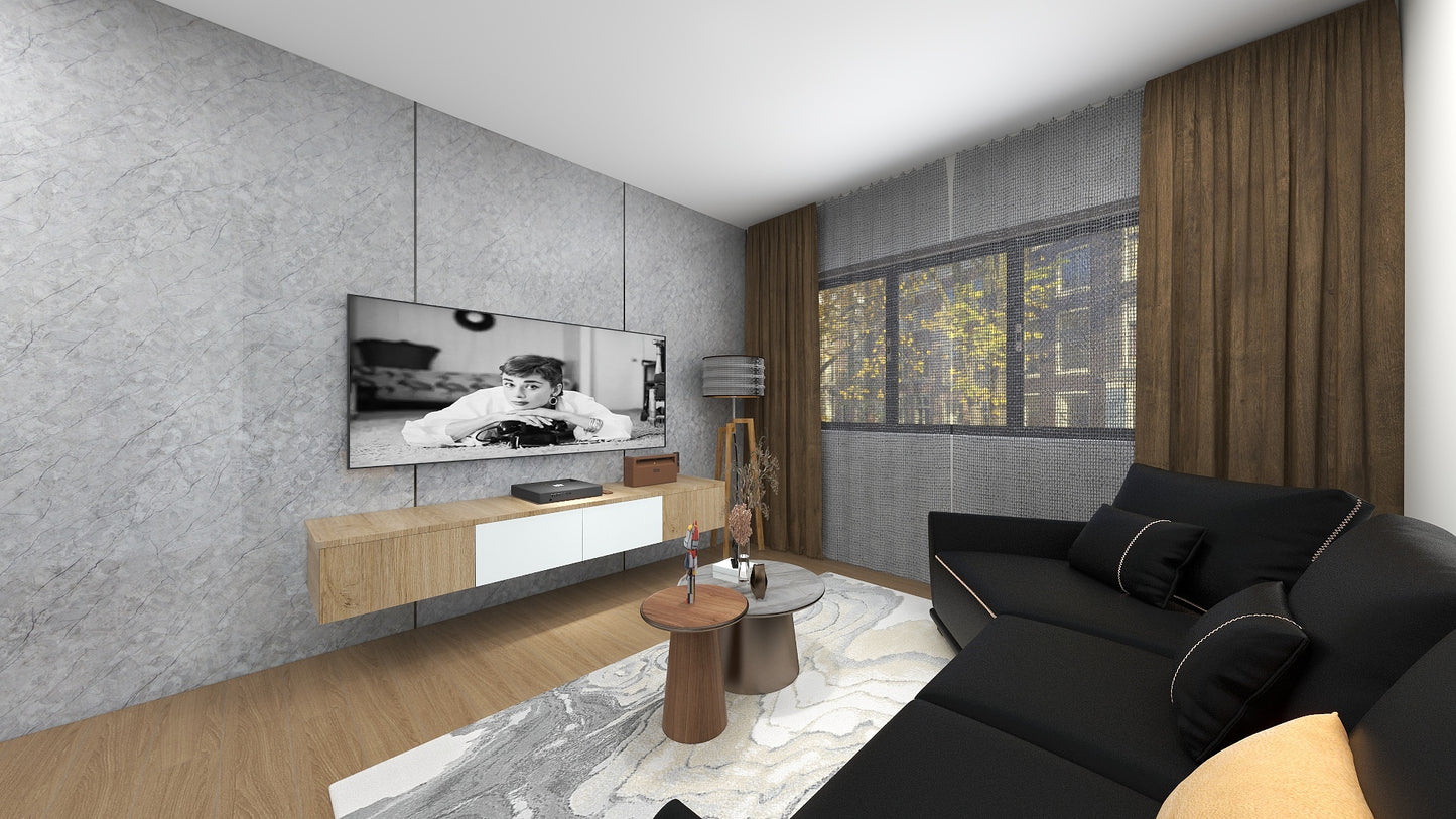 TW8110 Mount Grey | Waterproof TV Console Set