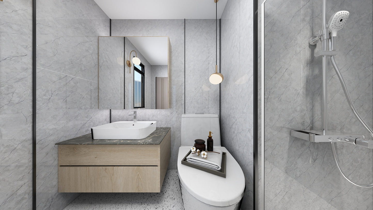 TW8110 Mount Grey | Waterproof Vanity Set