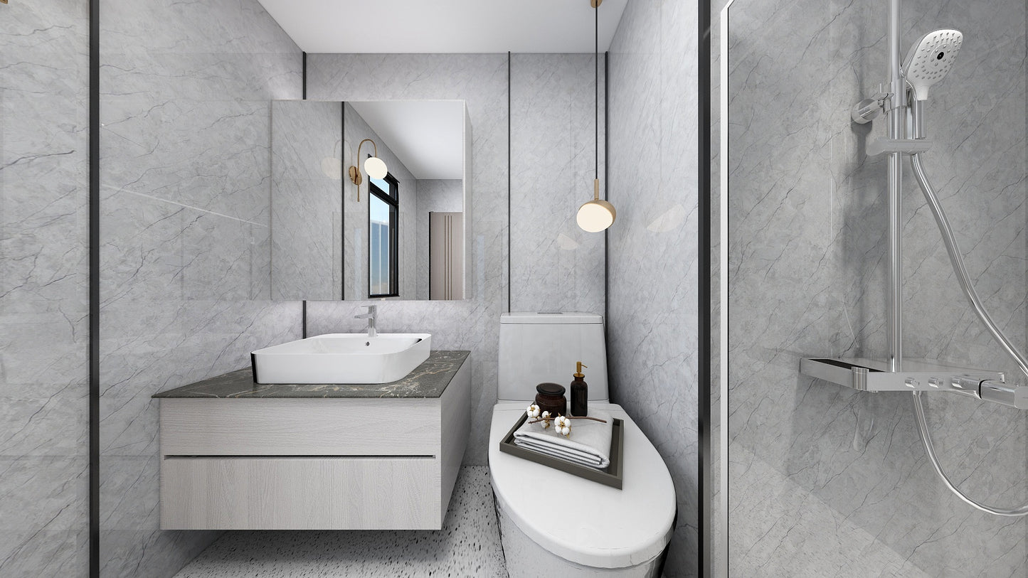 TW8110 Mount Grey | Waterproof Vanity Set