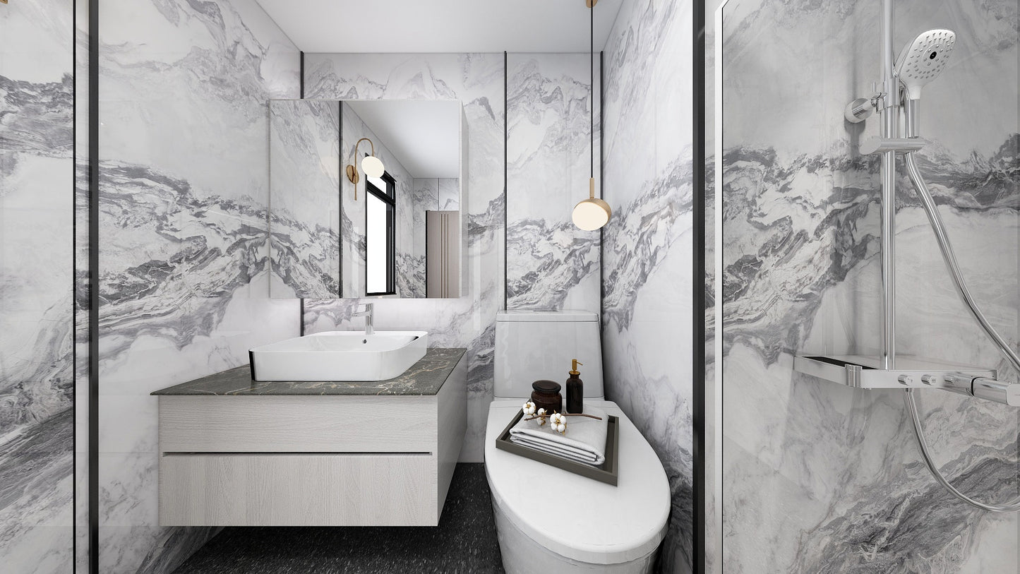 TW5060 Glacier | Waterproof Vanity Set