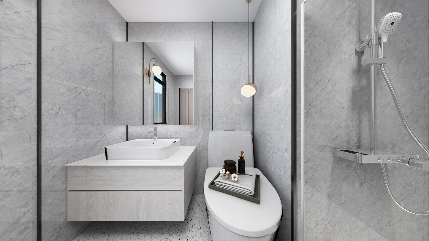 TW8110 Mount Grey | Waterproof Vanity Set