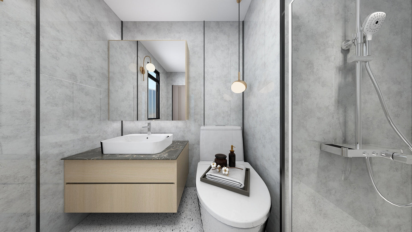 TW8080 Alpine | Waterproof Vanity Set