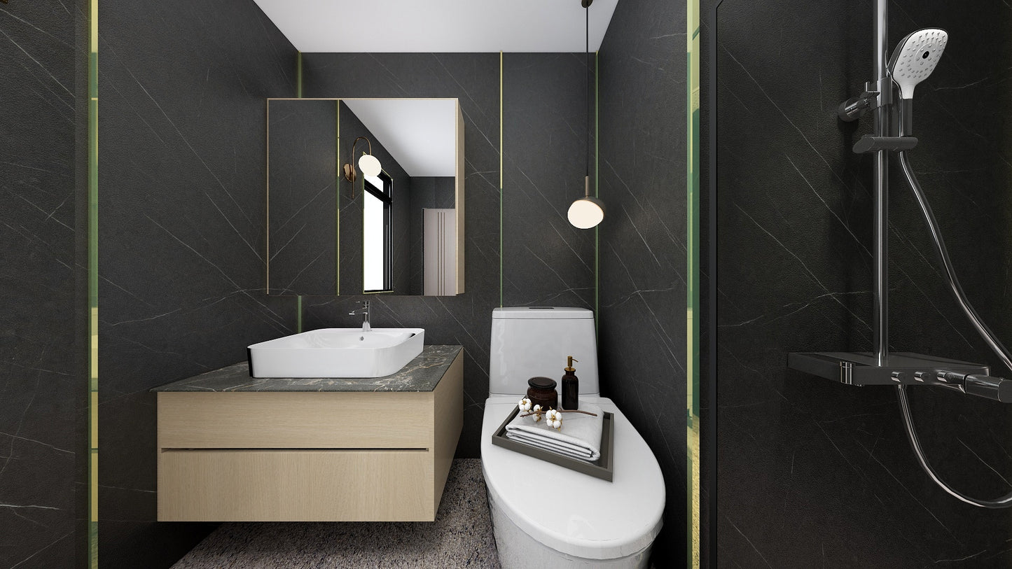 TW8020 Silent Night | Waterproof Vanity Set