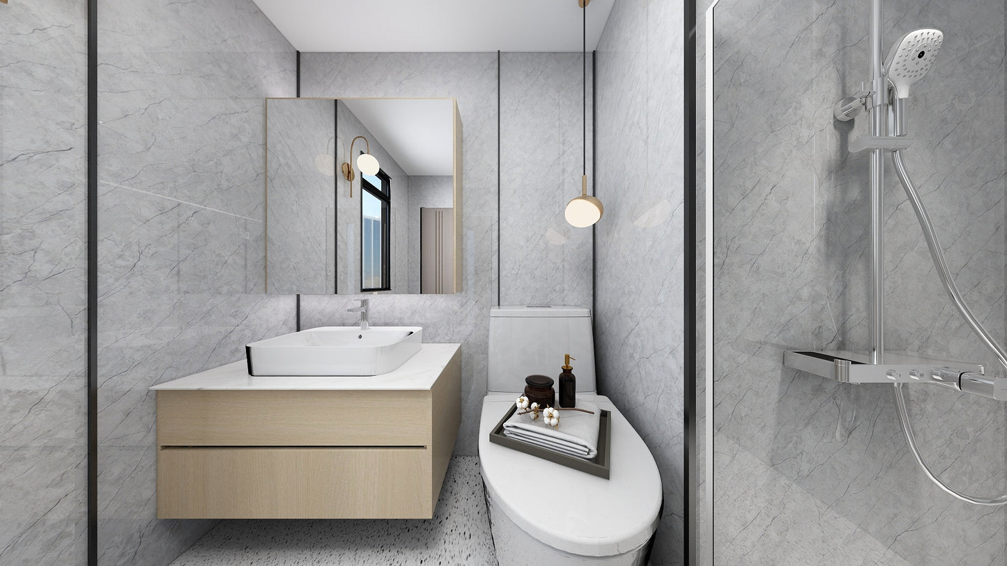 TW8110 Mount Grey | Waterproof Vanity Set