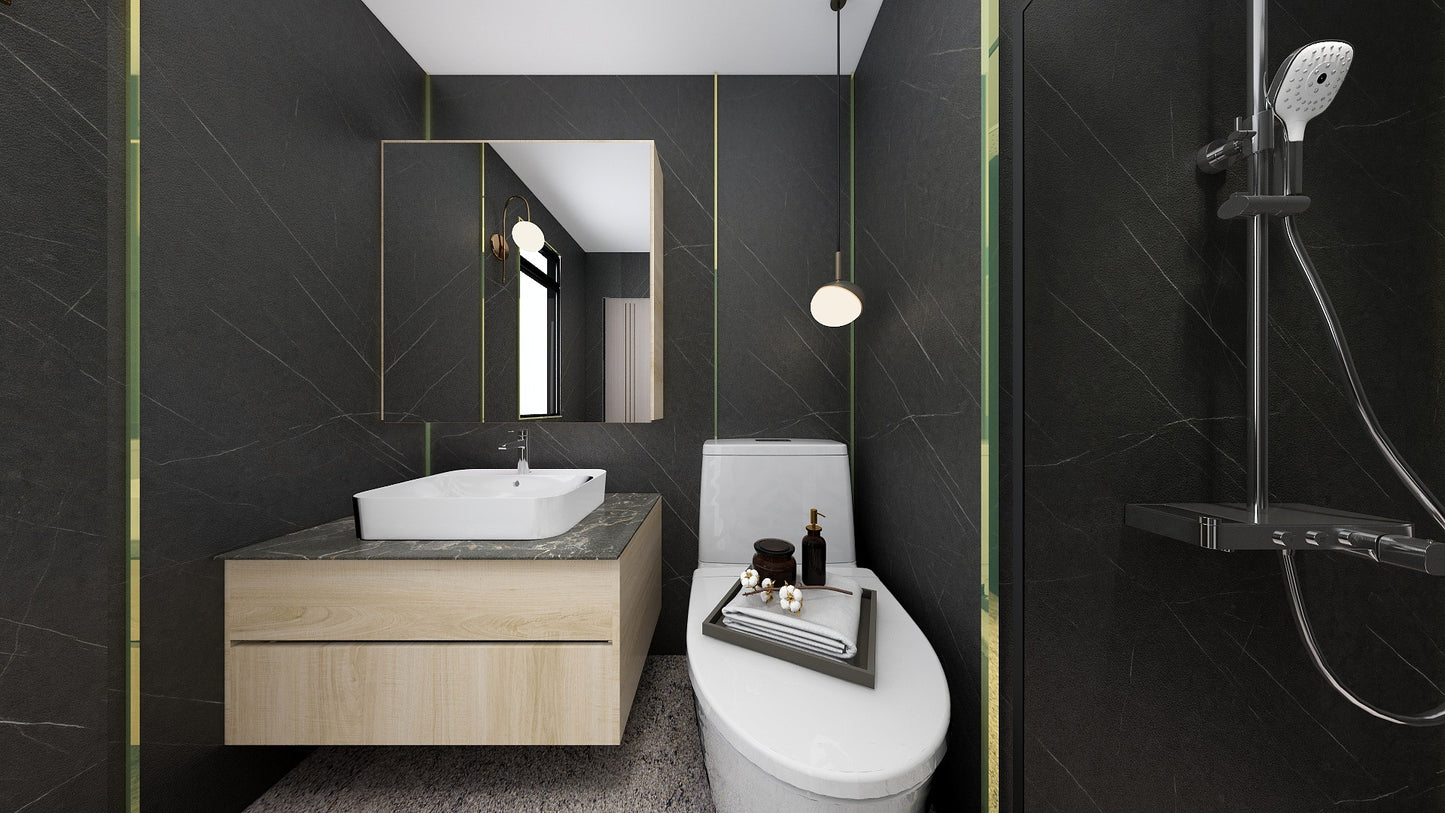 TW8020 Silent Night | Waterproof Vanity Set