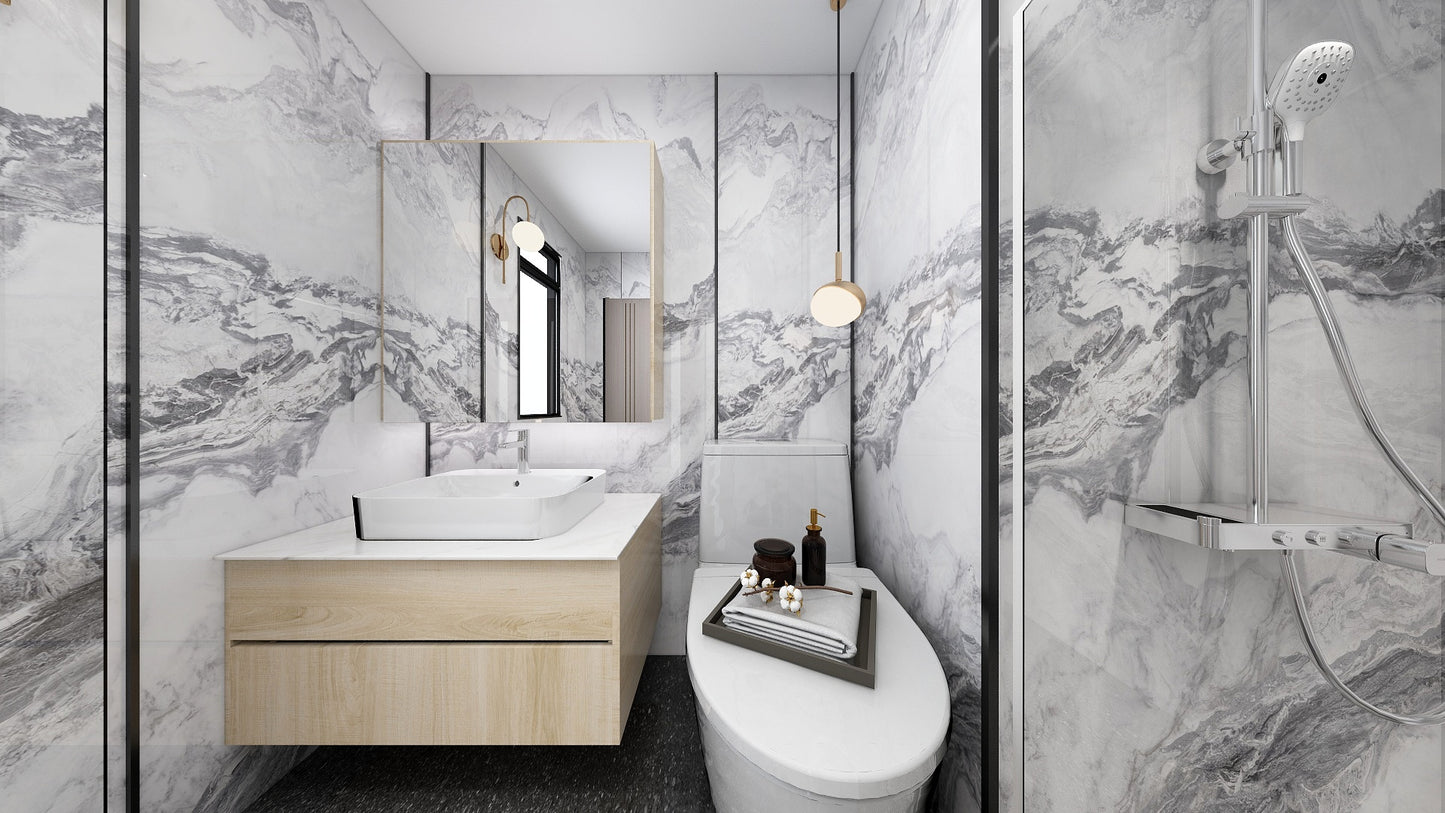 TW5060 Glacier | Waterproof Vanity Set