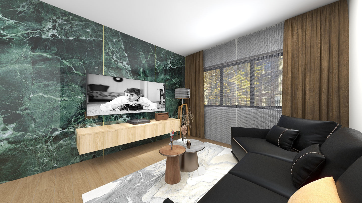 TW5030 Verde Alpi | Waterproof TV Console Set