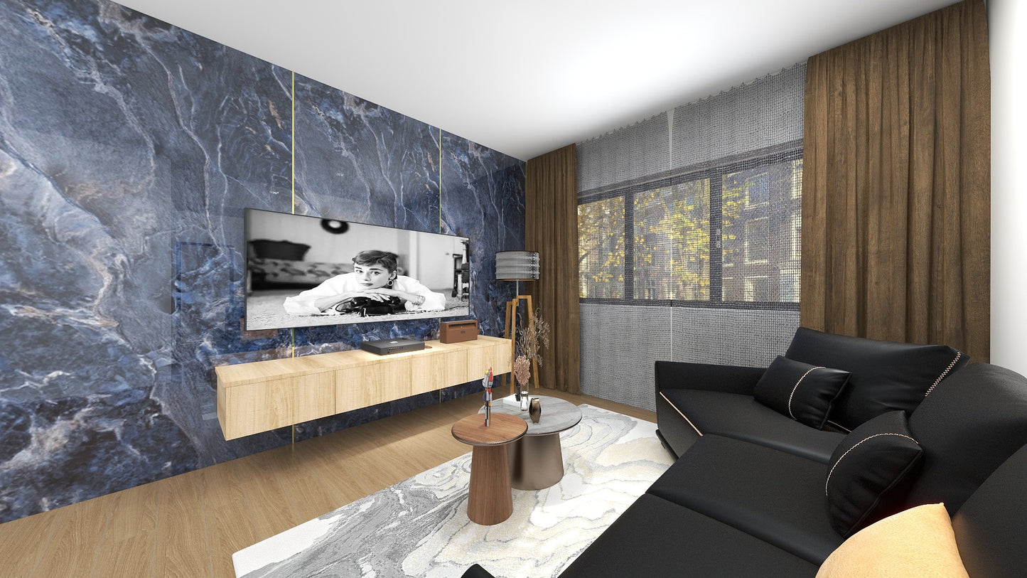 TW5080 Cerulean | Waterproof TV Console Set