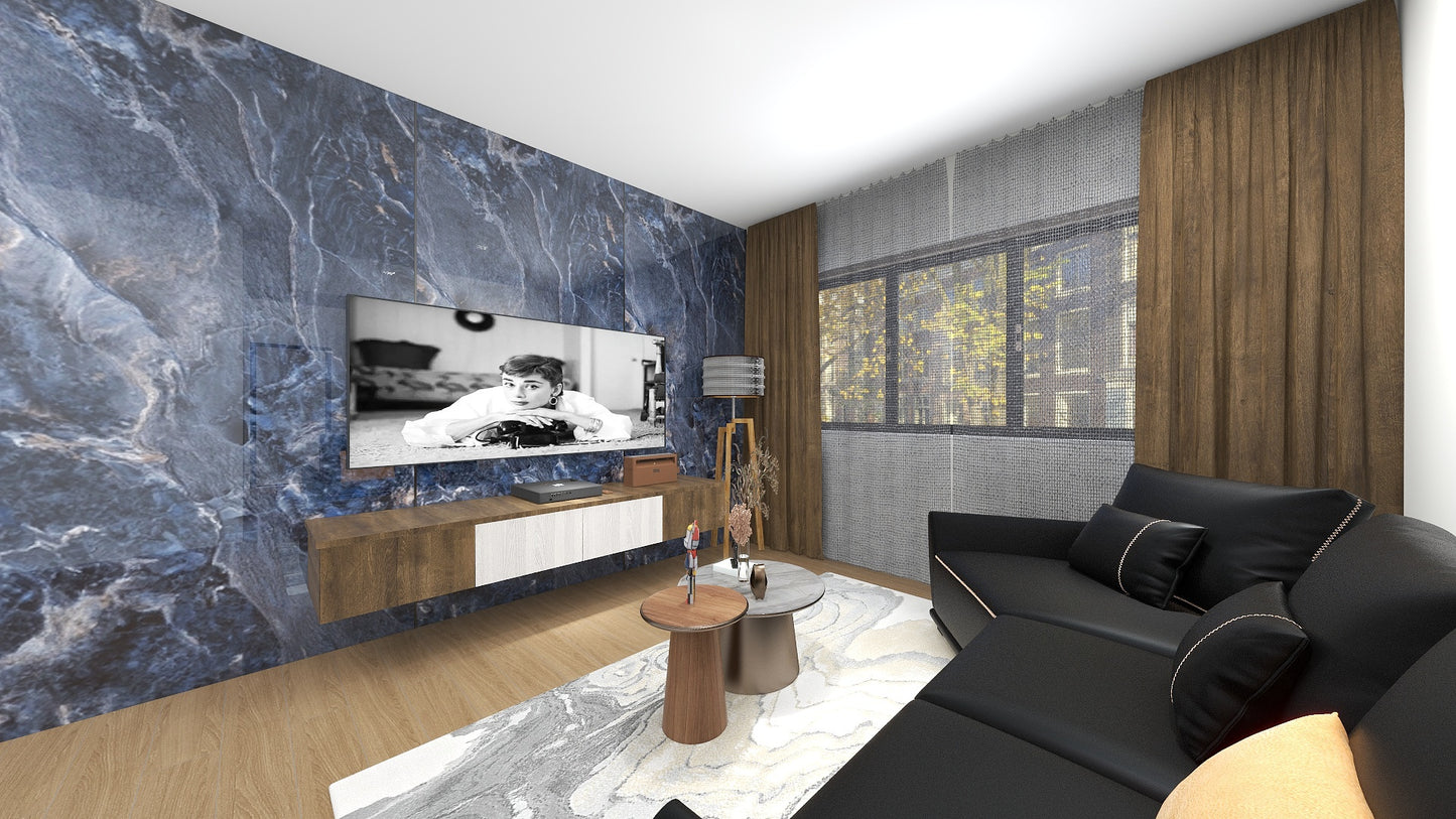 TW5080 Cerulean | Waterproof TV Console Set