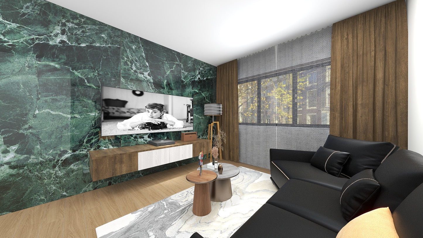 TW5030 Verde Alpi | Waterproof TV Console Set