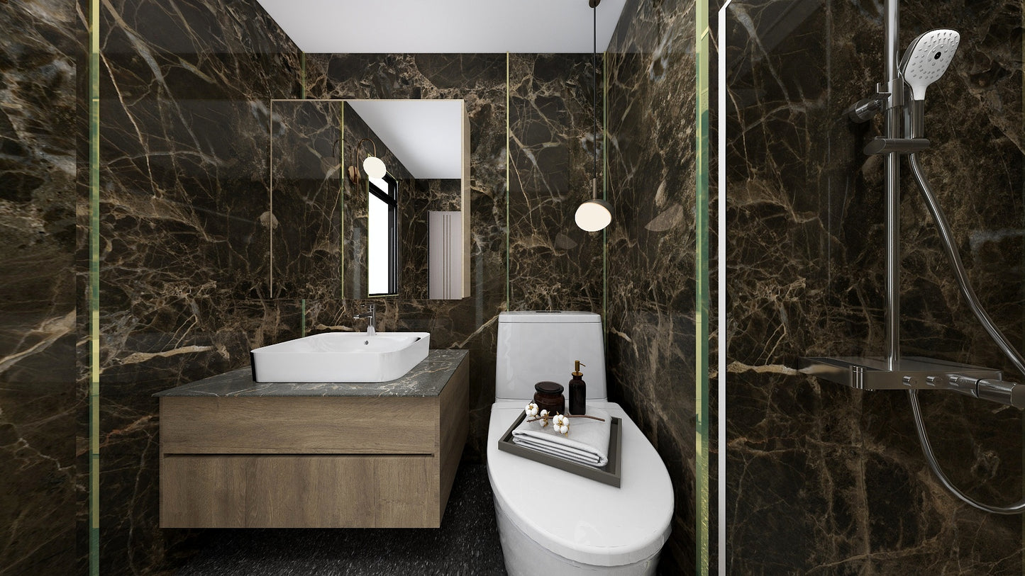 TW5040 Emperador | Waterproof Vanity Set