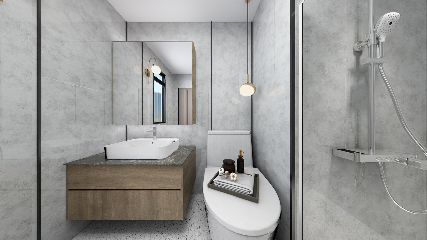 TW8080 Alpine | Waterproof Vanity Set