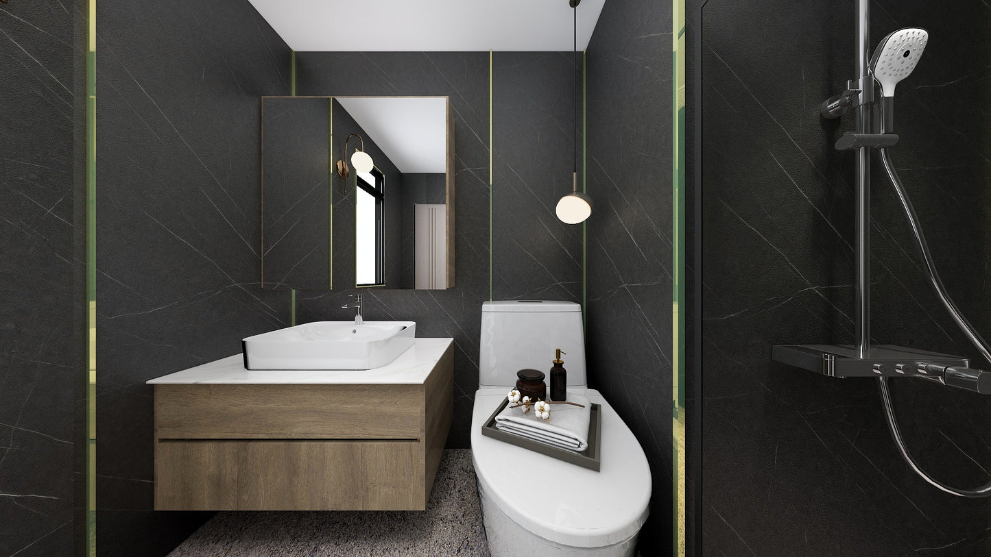 TW8020 Silent Night | Waterproof Vanity Set