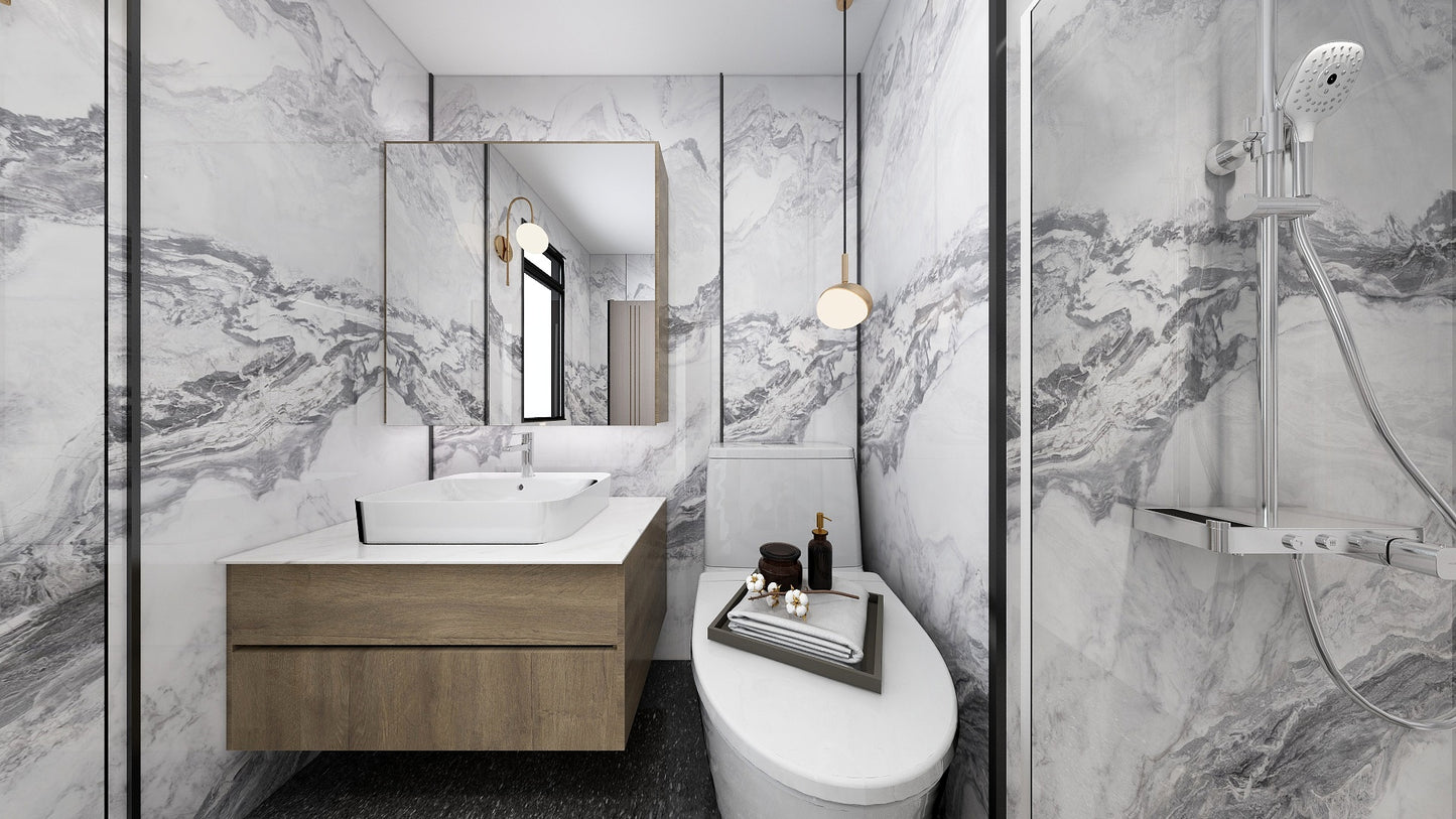 TW5060 Glacier | Waterproof Vanity Set