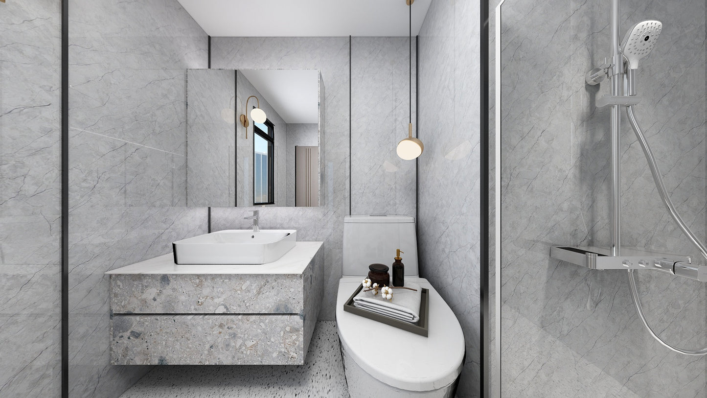 TW8110 Mount Grey | Waterproof Vanity Set