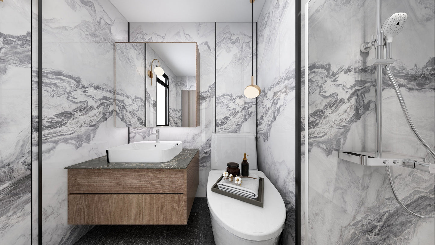 TW5060 Glacier | Waterproof Vanity Set