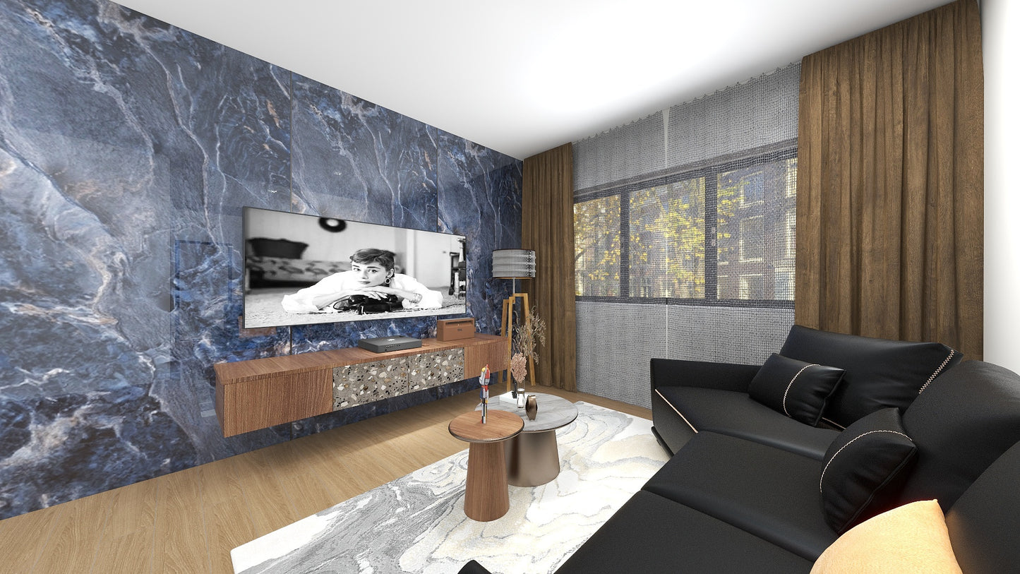 TW5080 Cerulean | Waterproof TV Console Set