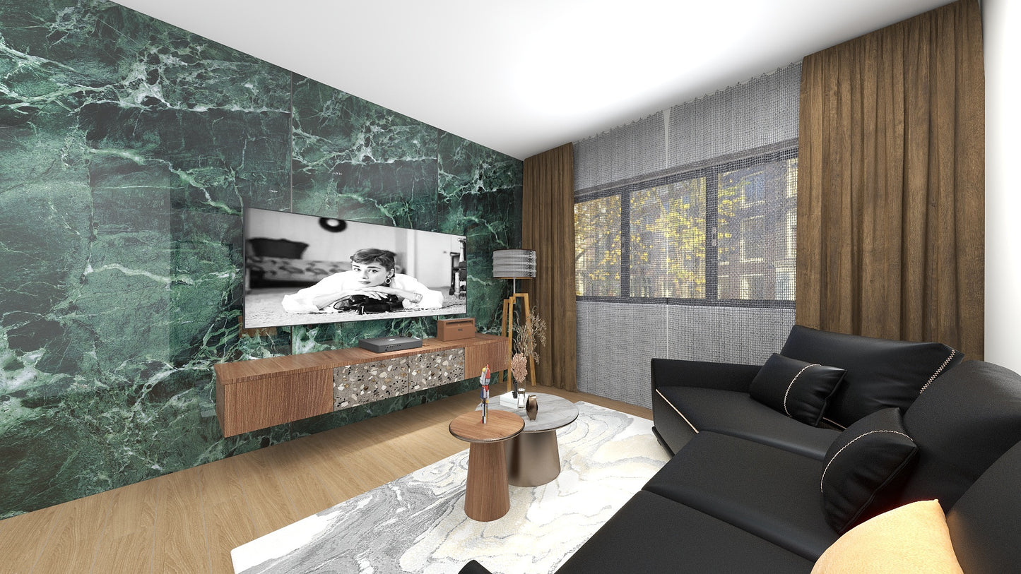 TW5030 Verde Alpi | Waterproof TV Console Set