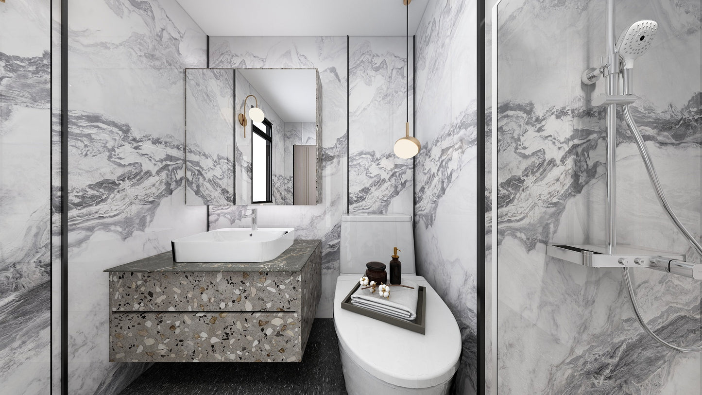TW5060 Glacier | Waterproof Vanity Set