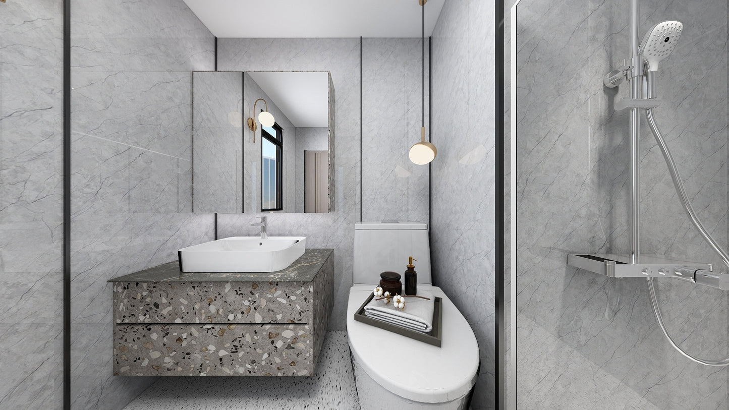 TW8110 Mount Grey | Waterproof Vanity Set