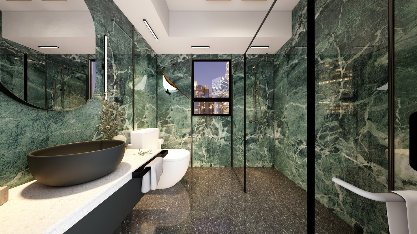 TW5030 Verdi Alpi | HDB BTO Bathroom Makeover