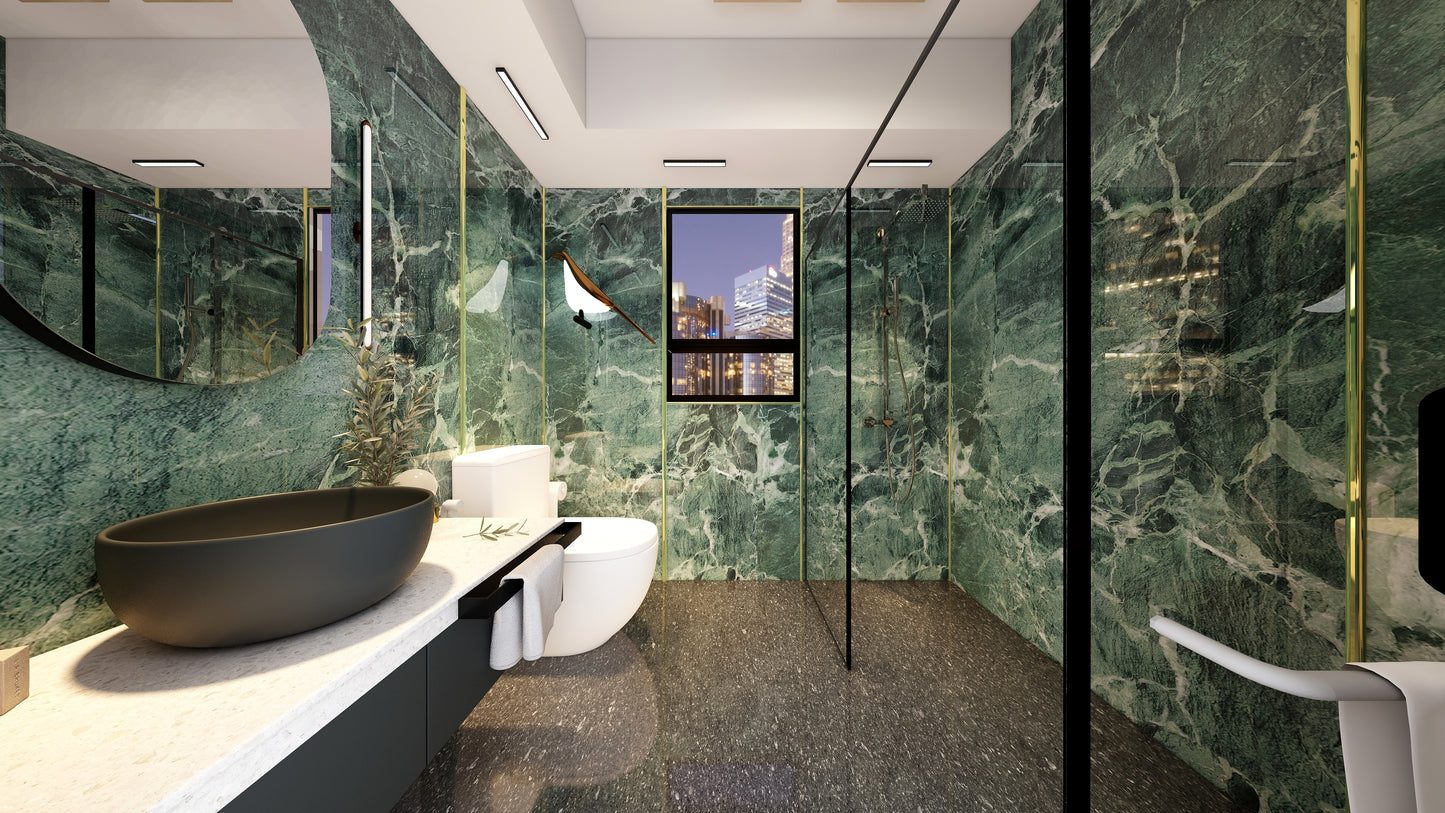 TW5030 Verdi Alpi | HDB BTO Bathroom Makeover