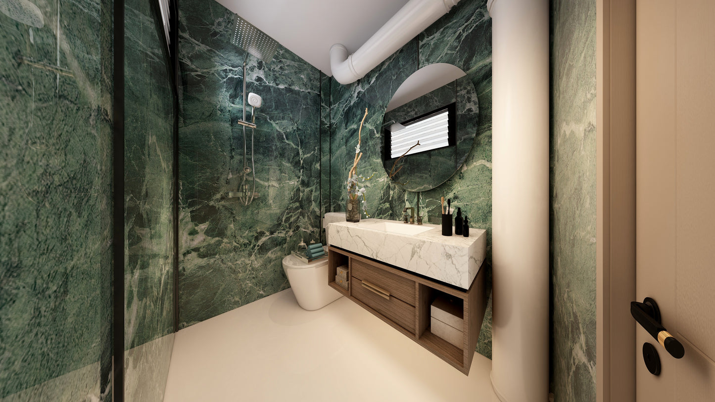 TW5030 Verdi Alpi | Resale HDB Bathroom Makeover