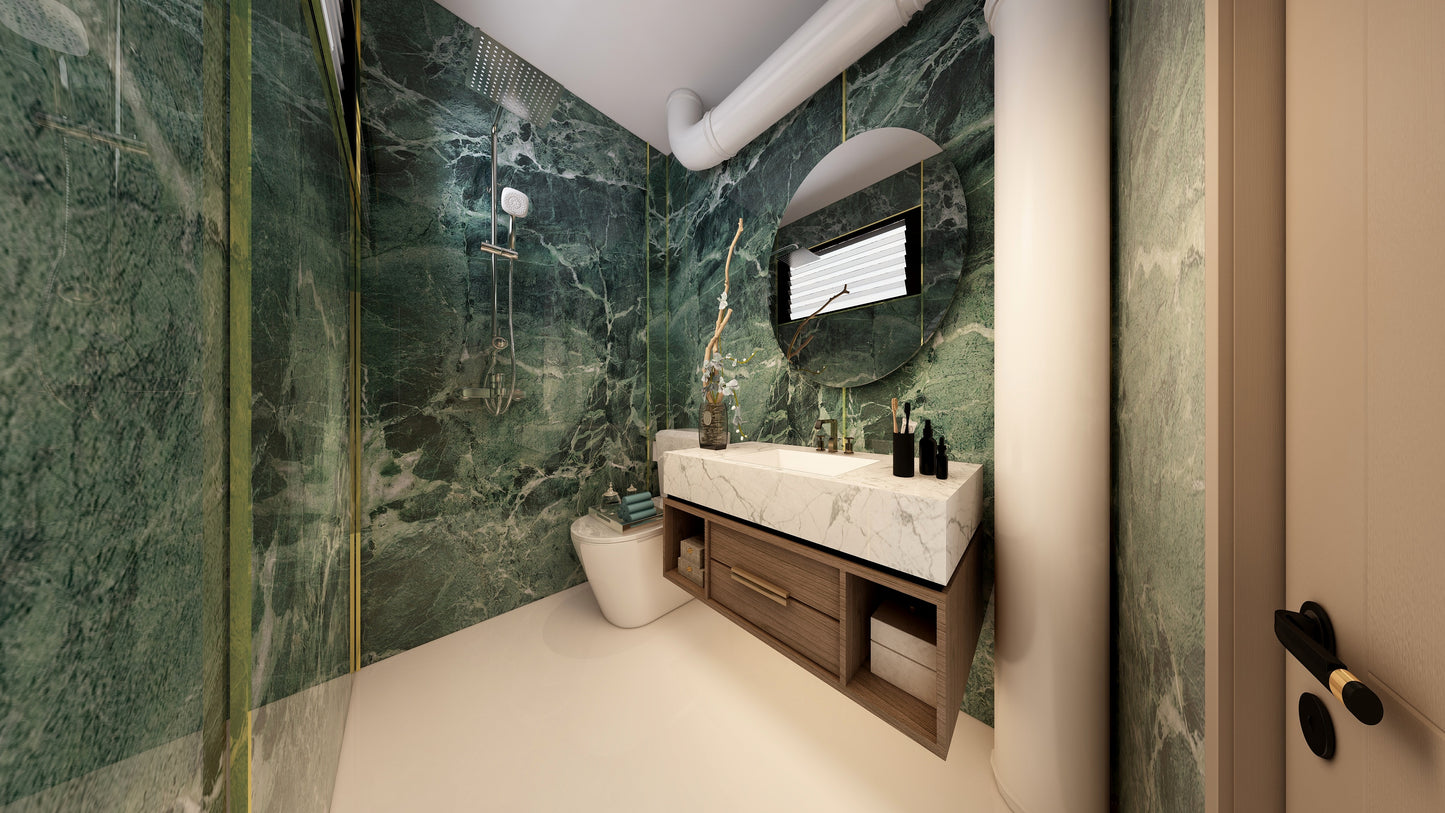 TW5030 Verdi Alpi | Resale HDB Bathroom Makeover