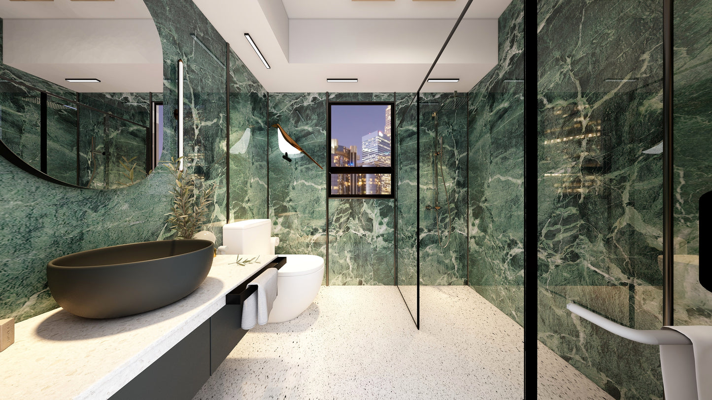 TW5030 Verdi Alpi | HDB BTO Bathroom Makeover