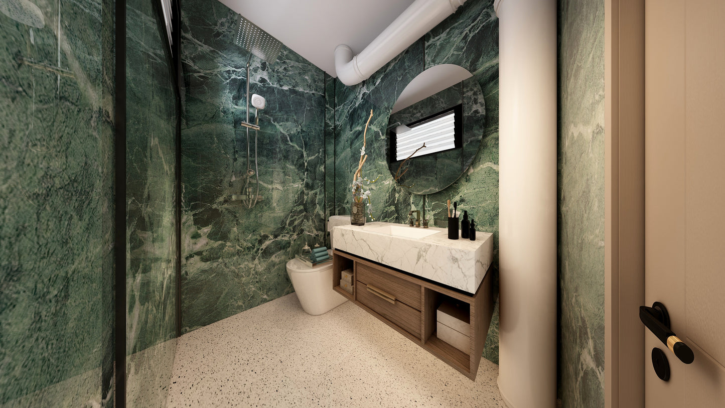 TW5030 Verdi Alpi | Resale HDB Bathroom Makeover