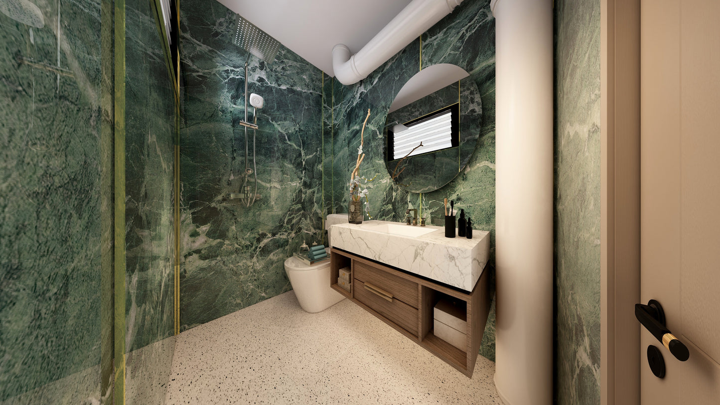 TW5030 Verdi Alpi | Resale HDB Bathroom Makeover