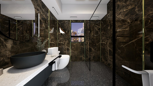 TW5040 Emperador | HDB BTO Bathroom Makeover