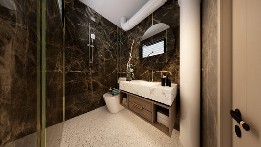 TW5040 Emperador | Resale HDB Bathroom Makeover