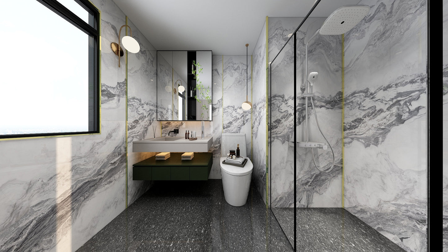 TW5060 Glacier | Condo Bathroom Makeover