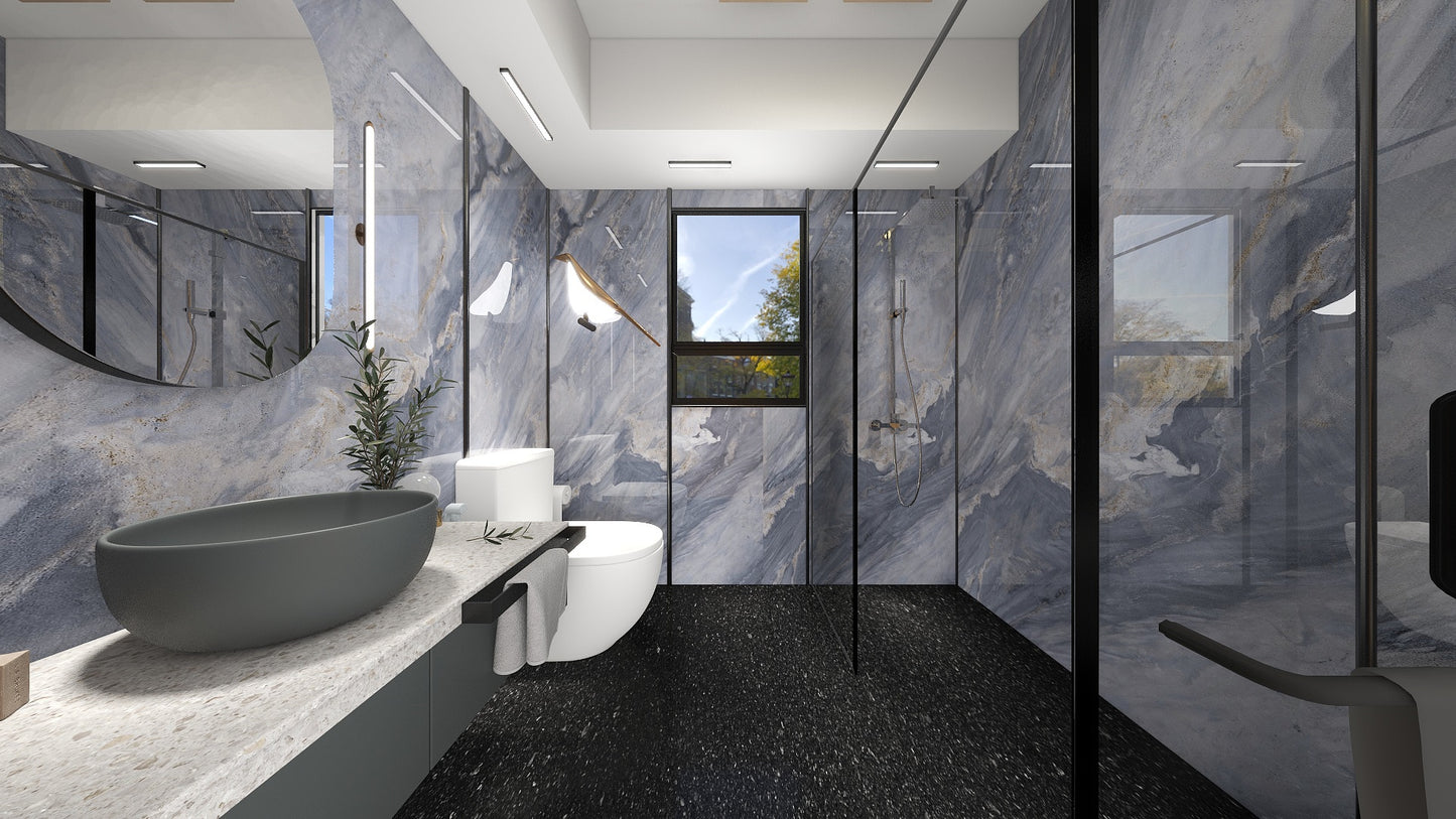 TW5070 Azure | HDB BTO Bathroom Makeover