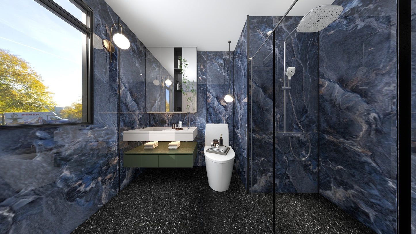 TW5080 Cerulean | Condo Bathroom Makeover