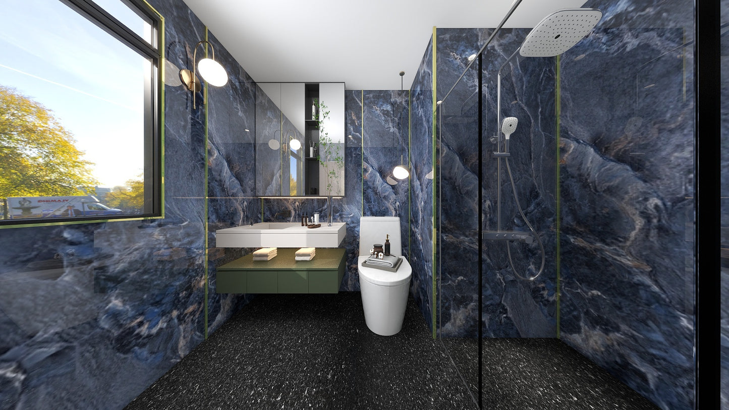 TW5080 Cerulean | Condo Bathroom Makeover