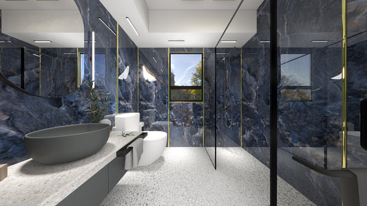 TW5080 Cerulean | HDB BTO Bathroom Makeover